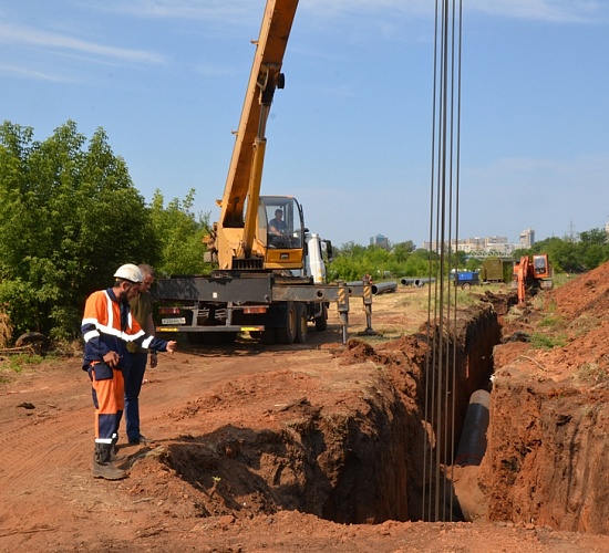 «Росводоканал Оренбург» продолжает реконструкцию водовода в районе СКК «Оренбуржье» 