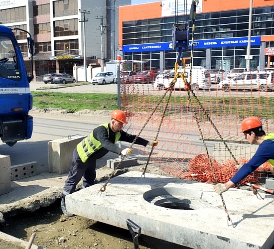 «Краснодар Водоканал» завершает строительство сетей на ул. Московской